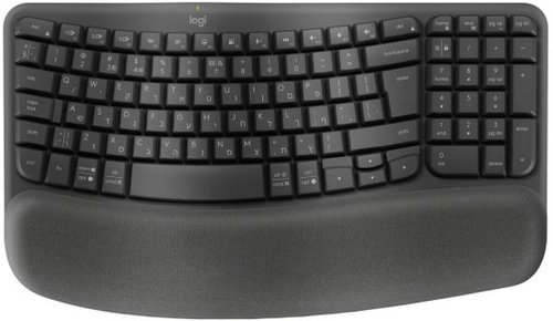 מארז מקלדת ועכבר אלחוטי עברית/אנגלית Logitech Wave Keys and Lift Combo