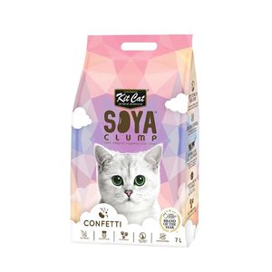 קיט קט - חול סויה קונפטי - 7 ליטרקיט קט - חול סויה קונפטי - 7 ליטר