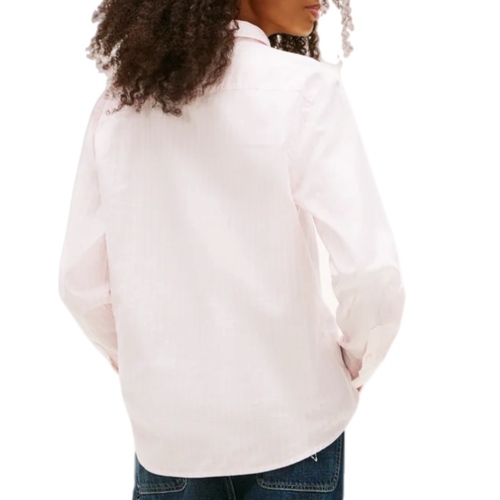 חולצה מכופתרת TOMMY JEANS מידות XS-XL לנשים בגוון ורוד בהיר