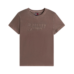 חולצה TOMMY JEANS מידות XS-XL לנשים בגוון חום