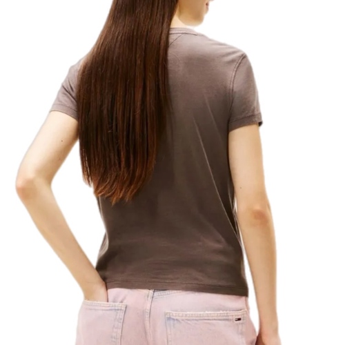 חולצה TOMMY JEANS מידות XS-XL לנשים בגוון חום