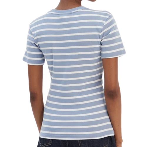 חולצה TOMMY JEANS מידות XS-XL לנשים בדוגמת פסים תכלת