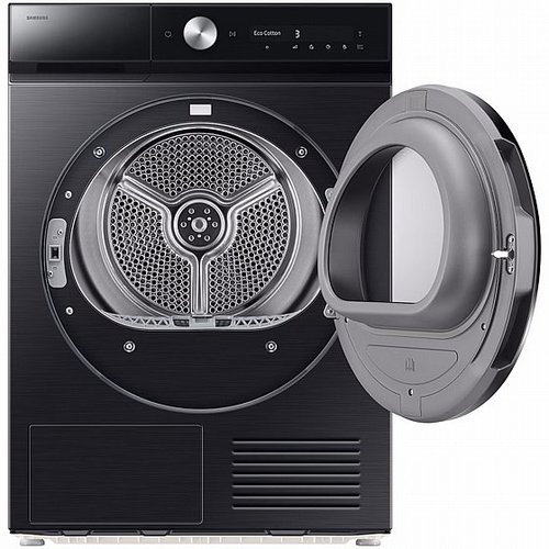 מייבש כביסה שחור סמסונג 9 ק''ג Samsung Heat Pump DV90DB8845GB | יבואן רשמי