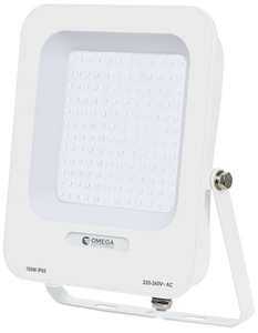 פנס הצפה 100W לד Omega STRIKE גוון הארה 6500K צבע לבן