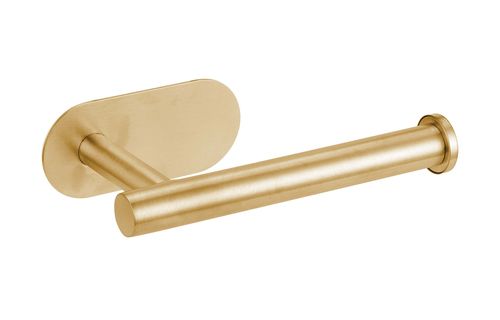 מחזיק נייר טואלט בהדבקה Set & Stick מהודר זהב מוברש