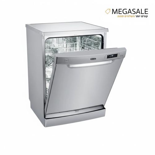 מדיח כלים דלונגי רחב דגם DeLonghi WMD-71S בצבע כסף - תמונת מוצר מגה סייל