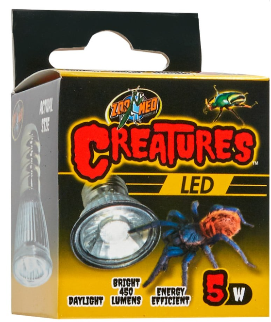 Zoo Med Creatures LED - נורת לד לבית מנורה כיפתי - חרקים