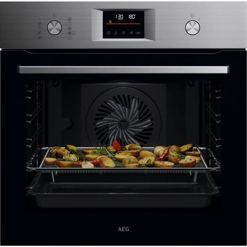 תנור בנוי AEG פירוליטי עם AirFry תוצרת גרמניה דגם OS6PB50AM 