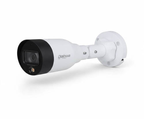 מצלמת אבטחה צינור IP ברזולוציית 2MP עם טכנולוגיית Full-Color ו-IR