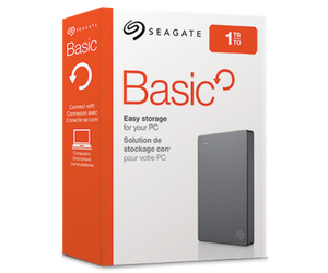 דיסק קשיח חיצוני נייד Seagate Basic Portable Drive 1TB