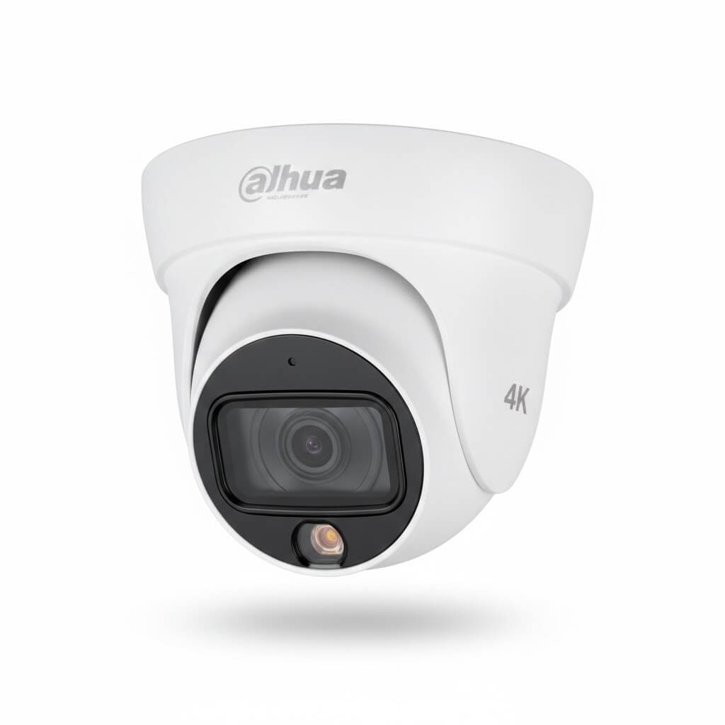 מצלמת אבטחה Dahua IP כיפה 2MP Full-Color עם מיקרופון – דגם IPCHDW1239TA