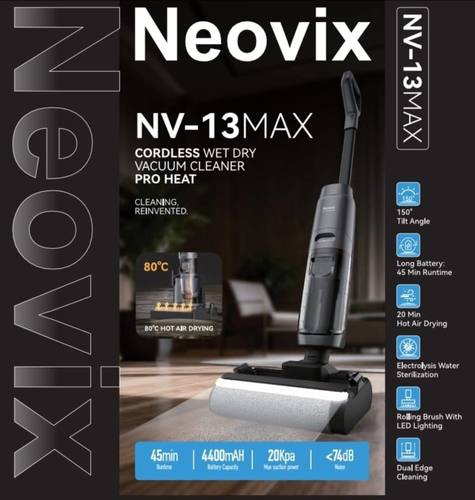 שואב אבק ושוטף רצפות אלחוטי Neovix NV-13MAX