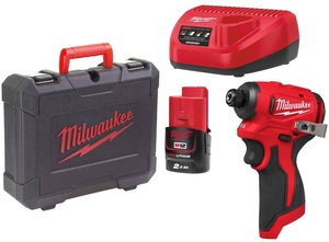 מברגת אימפקט FUEL 12V דגם M12 BLIDRC-202C כולל סוללה 2AH מבית milwaukee