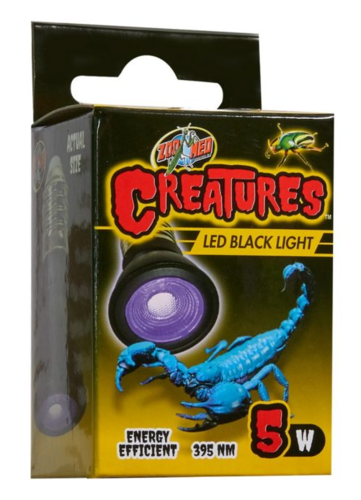 Zoo Med Creatures LED Black Light - נורת LED אור שחור לטרריומים