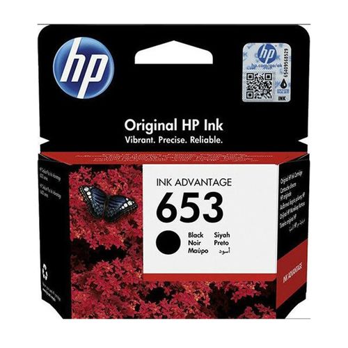 ראש דיו שחור HP 653