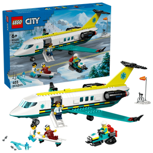 לגו City – מטוס אמבולנס אווירי למקרי חירום (60465) LEGO