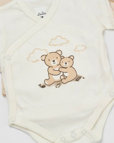 מארז 3 בגדי גוף מעטפת Bears | אופוויט ומוקה - טריקו