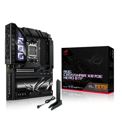 לוח אם ASUS ROG CROSSHAIR X870E HERO BTF AMD AM5 DDR5
