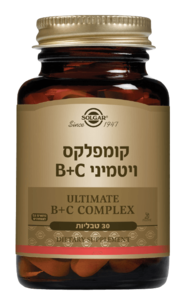 קומפלקס ויטמיני | C + B | מכיל 30 טבליות |