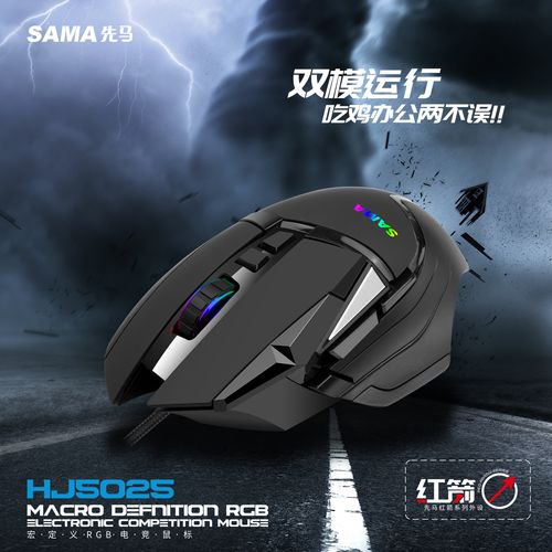 עכבר גיימינג חוטי מקצועי SAMA HJ5025