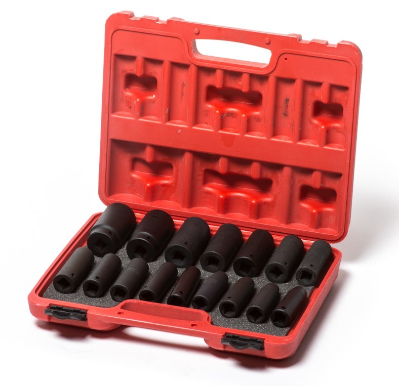 סט 16 בוקסות אימפקט עמוקות 1/2″ ROHER דגם 1126701 – מידות 10–32 מ״מ