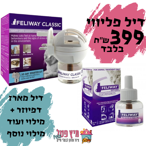פליווי דפיוזר+מילוי 48 מ"ל+מילוי נוסף 48 מ"ל