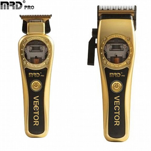 סט מכונות תספורת MRD PRO Vector Gold Edition אם אר די