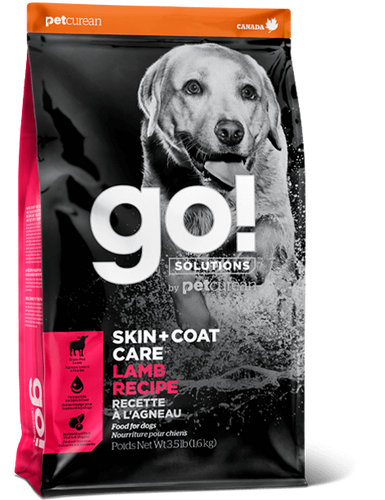 מזון לכלבים GO Skin & Coat כבש 9.98 ק