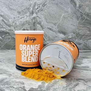 תוסף תזונה Orange Super Blend כורכום, זרעי דלעת ופולן פרחים הנריס