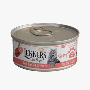 מעדן לחתול רוטב- Gravy לקרס טונה אדומה וחסילונים 85 גרם