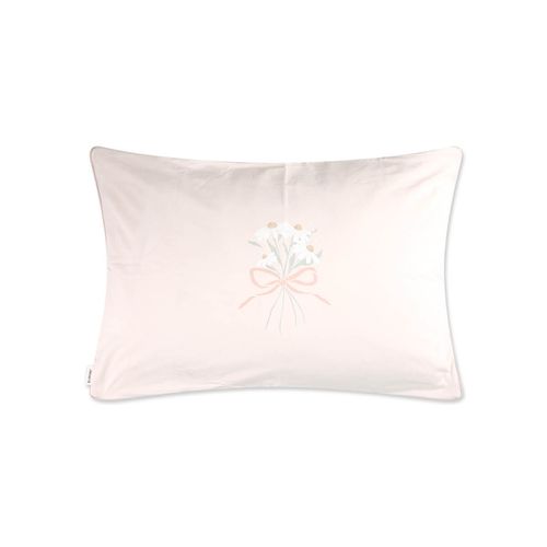 ציפית גדולה לכרית תינוק 70*50 סמ - Wonderland - ורוד בהיר - Light Pink