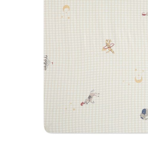 סדין למיטת תינוק Wonderland - אבן מודפס - Stone Print