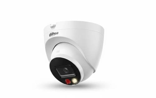 מצלמת אבטחה Dahua 4MP Full-Color WizSense עם מיקרופון – דגם IPCHDW2449TMS