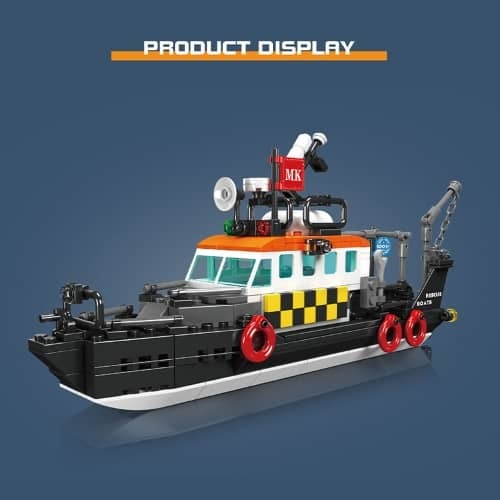 דגם הרכבה ספינת חילוץ בריטית Mould King 10081 British Rescue Boat