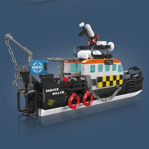 דגם הרכבה ספינת חילוץ בריטית Mould King 10081 British Rescue Boat