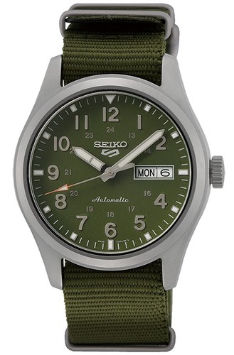 SEIKO SRPG33K1 אוטומטי 100M צלילה רצועת בד