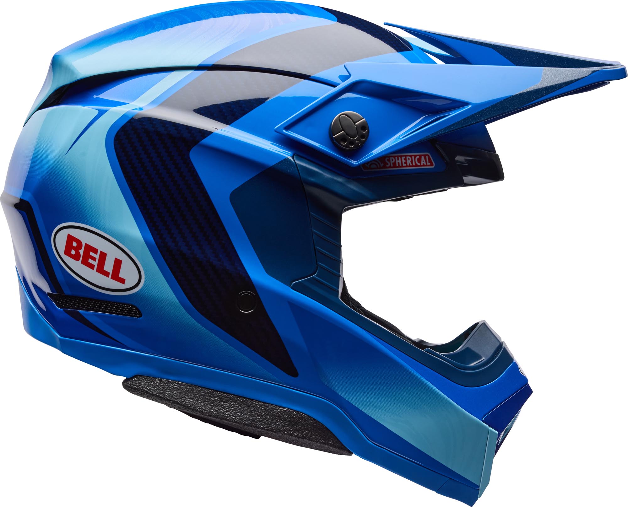 קסדת שטח בל- BELL MOTO-10 Spherical ET3 כחול\שחור\תכלת