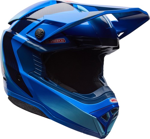 קסדת שטח בל- BELL MOTO-10 Spherical ET3 כחול\שחור\תכלת
