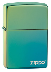 מצית זיפו ירוק/צהוב מתחלף - ZIPPO