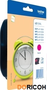 ראש דיו מקורי  אדום BROTHER LC125XLM Magenta