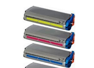 טונר מקורי כחול, אדום וצהוב OKI C7100 / C7300