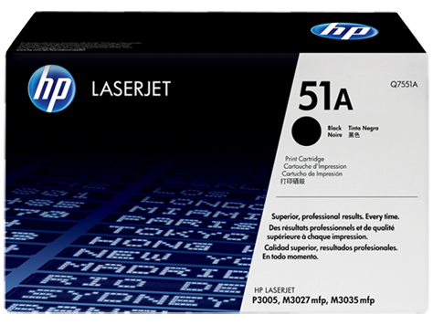 טונר שחור HP LASERJET Q7551A