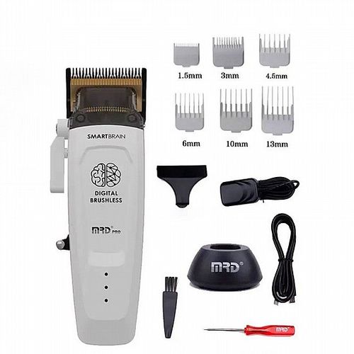 מכונת תספורת מקצועית MRD PRO HC-90-4 White אם אר די - צבע לבן