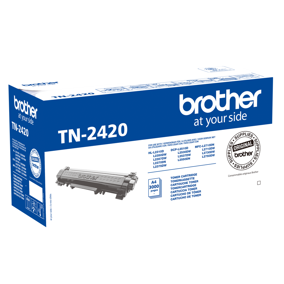 טונר שחור מקורי Brother TN-2420