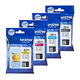 סט 4 ראשי דיו מקוריים Brother LC-3211 