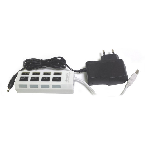 מתג USB אקטיבי עם 4 יציאות Gold Touch