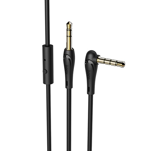 כבל אוקס עם מיקרופון Hoco. UPA15 3.5 mm to 3.5 mm AUX 