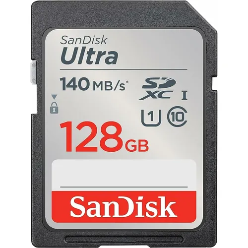  כרטיס זיכרון SanDisk Ultra Ultra SDXC SDSDUNB-128G-GN6IN 128GB SD סנדיסק