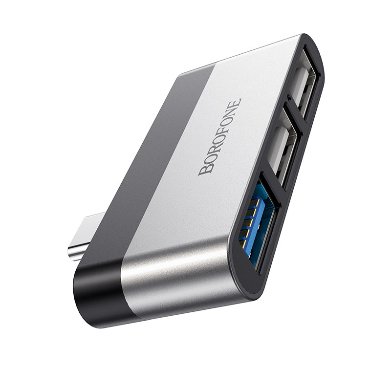 מתאם  Hoco DH1 Type-c to USB X3 