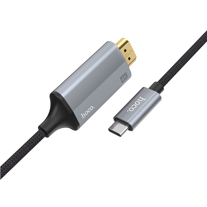 כבל תצוגה  Hoco UA13 Type-c to HDMI 4K  